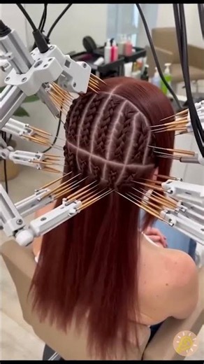 Würdest du einer Maschine deine Haare flechten lassen? 👀💫
