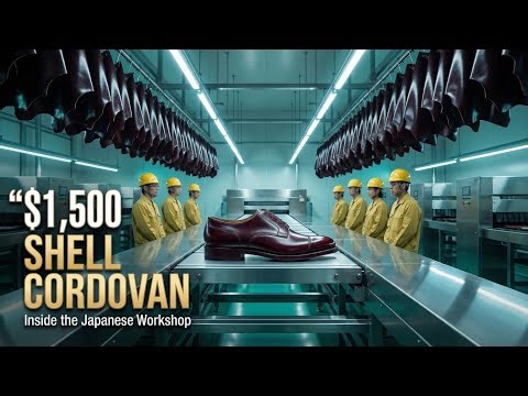 Inside the Japanese Cordovan Factory – (Full Process) How Million-Dollar Shoes Are Made