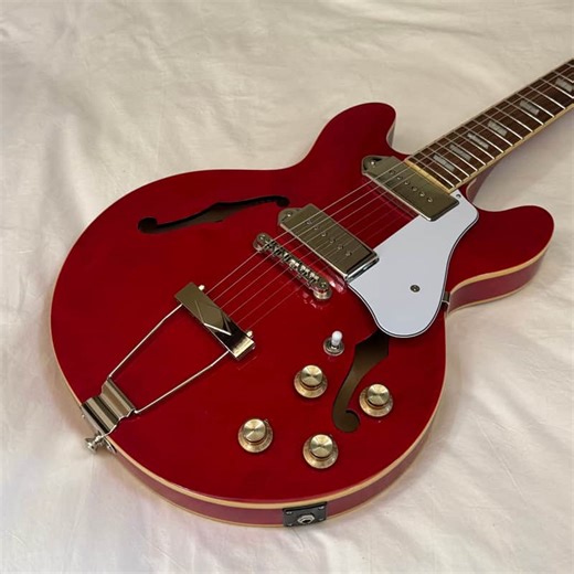 2019 Epiphone Casino Coupe - Small Body (Les Paul Size) Casino - Cherry - Free Pro Setup | Reverb