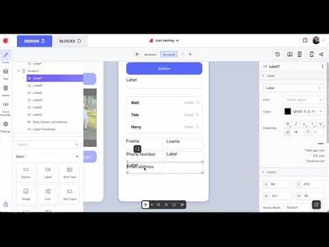Thunkable + Google Sheets: Build an Address Book App (Data Sources + List Viewer)