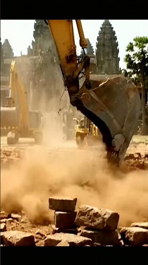 Epic Earthmoving: Ancient Wonders Meet Modern Machines! 🤯