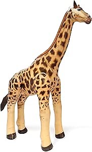 Jet Creations 36" Inflatable Giraffe Toy for Pool Party Decorations & Birthday Gifts - Air Stuffed Realistic Inflatable Wildlife Animals - Indoor & Outdoor Party Inflatables for Kids & Adults