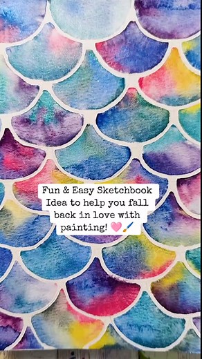 Fun and Colorful Mermaid Scale Painting Tutorial