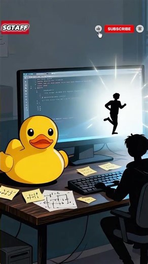 POV: Bebek Karet Lo Udah Lelah Dengerin Bug 🐥💢 #animation #programmerlife #shorts