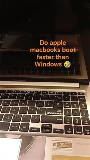Do apple macbooks boot faster than Windows 🤣