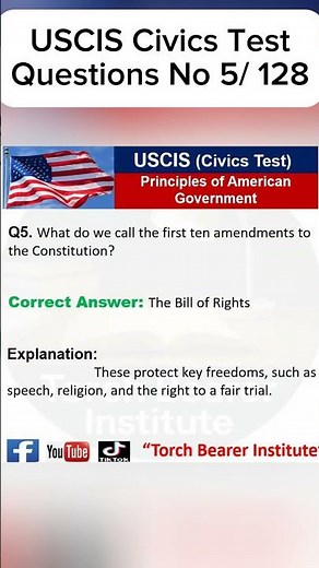 US Citizenship & Immigration: 128 USCIS Civics Test Questions with Answers (2025 Study Guide)