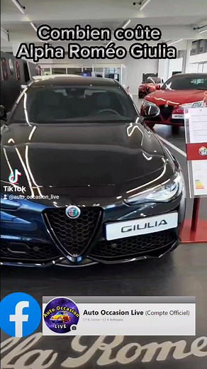 9.2K views · 36 reactions | Combien coûte une alpha Roméo GIULIA ? #auto #fyp #foryou #foryoupage #autooccasionlive #akram #gmk #combien #marchévoiture #automobile #viral #voiture #alpharomeo #automotive #automobile | Auto Occasion Live | Facebook