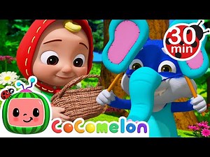 Little Red Riding JJ & MORE | CoComelon JJ's Animal Time | Animal Nursery Rhymes
