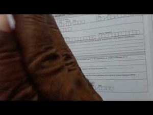 How to write up a Jamaican Passport Form