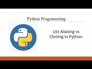 List Aliasing vs Cloning in Python