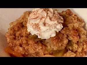 Rhubarb Apple Crisp