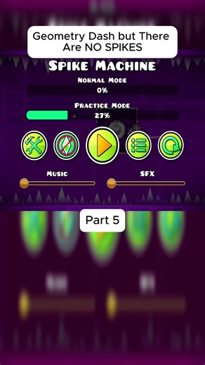 Geometry Dash Challenge: No Spikes Gameplay