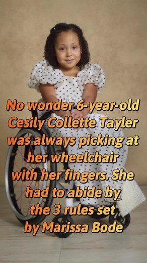 No wonder 6-year-old Cesily Collette Tayler was always picking at her wheelchair with her fingers. She had to abide by the three terrifying performance rules set by Marissa Bode, and the last rule almost ruined everything for Ariana Grande #celebrity #fyp #foryou #us #usa #celebrities #fypシ゚viral #hollywood #viral #tiktokviral #foryoupage