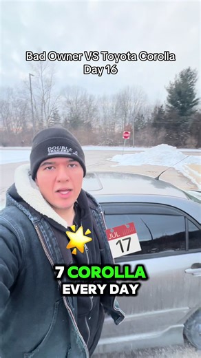 Bad Owner VS Toyota Corolla Day 16 Todays test: stomping #durabilitytest #science #toyotacorolla #durability #willitlast
