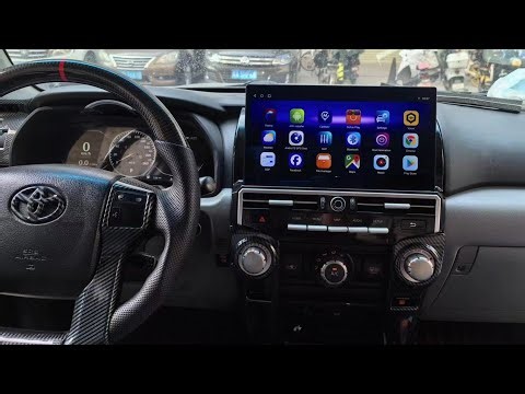 ZWNAV 13.1 inch Car Radio For Toyota 4Runner 2010-2023 Android Car Stereo Upgrade