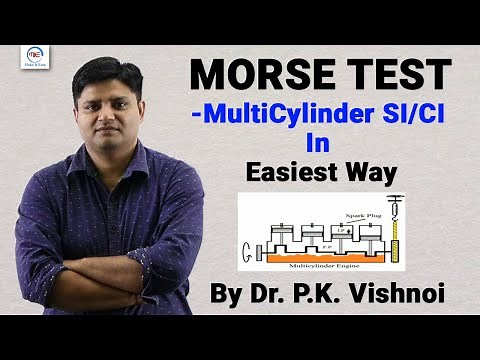 Morse Test on Multi Cylinder Petrol Engine | Morse Test on Diesel Engine | IC Engine by dr. pk sir
