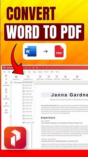 How to Convert Word to PDF in Laptop | Best PDF Editor #wordtopdf #pdfconverter #MicrosoftWordToPdf