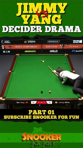 Jimmy vs yang decider drama -01| # shorts #youtubeshorts #trending #snooker #ding #juddtrump #ronnie
