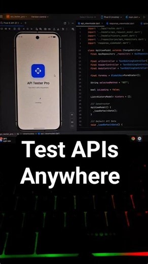 API Tester Pro | REST API Testing App #restapi #flutter #postman #apitesting #mobileapp #apk #ui #ux