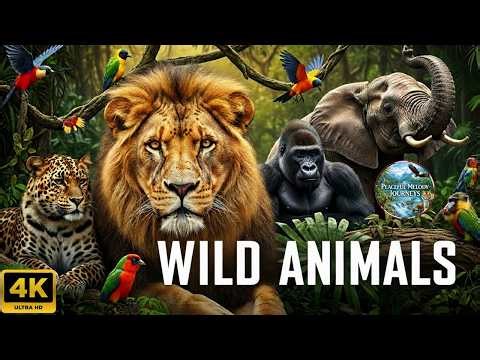 Wild Animals in Stunning 4K | Ultra HD 60FPS Nature Journey
