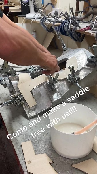 Did you know..we make all of our trees in house? It’s how we ensure only the best trees for your saddle 👌🏼 #saddlemaking #saddle #saddlefitting #customsaddle #saddlemaker #horseriding #manufacturingprocess #ukmanufacturing