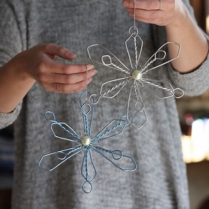 Handmade Wire Snowflake Ornament *FINAL STOCK* - Etsy