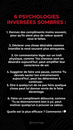 ⏳ Ne vous laissez plus manipuler par CE compliment !