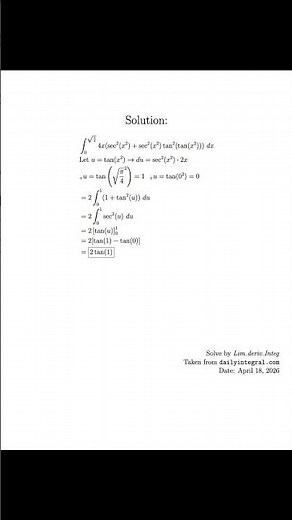 Integration by Substitution