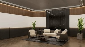 Animation Office Waiting Room Empty Bakdrop Stock Footage Video (100% Royalty-free) 1109249509 | Shutterstock