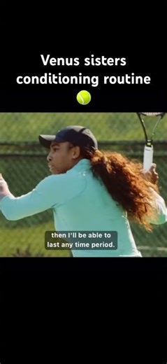 Venus sisters conditioning routine 🎾 #tennislife