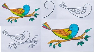 16K views · 709 reactions | How to draw a bird with number 9 for kids | Beautiful bird drawing very easy trick #numberdrawingideas #birdart #drawingeasybird | Priyanka creative guru | Facebook