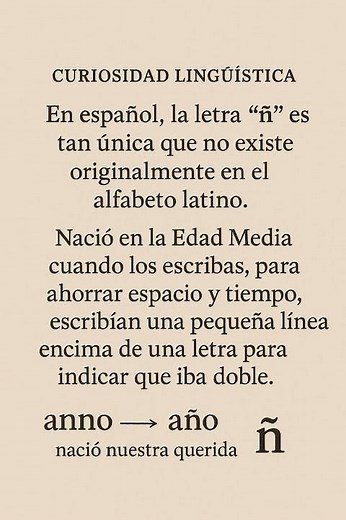 La letra ñ.💫The letter ñ