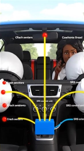How Airbag Work - 3D Animation Explained | गाड़ियों में एयरबैग कैसे काम करता है? 😱