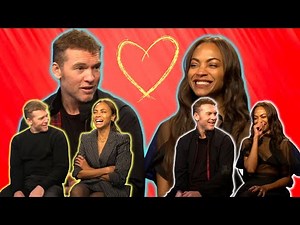 Sam Worthington and Zoe Saldana Flirting and Roasting Each Other