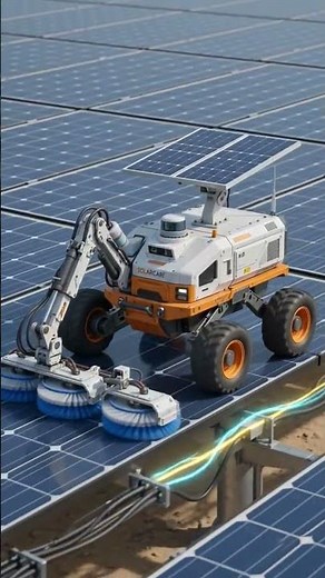 How the World's Largest Solar Farms Generate Power ☀️ # #solar #shorts #tech #solarfarm #sunshot