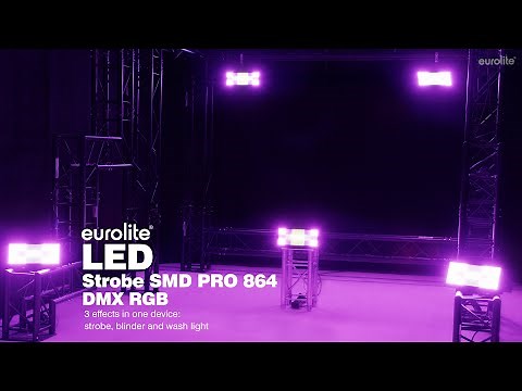 EUROLITE LED Strobe SMD PRO 864 DMX RGB