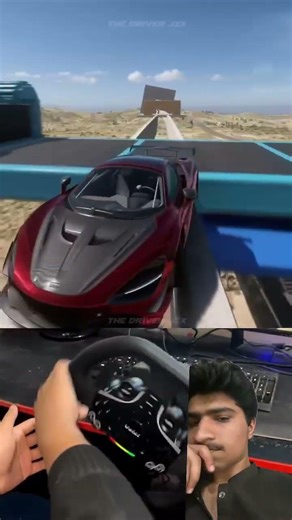McLaren, Unbelievable Stunt ☠️ #viral #frozahorizon5￼