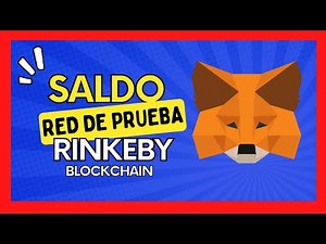 Recarga y configura RED DE PRUEBA METAMASK ETH en RINKEBY