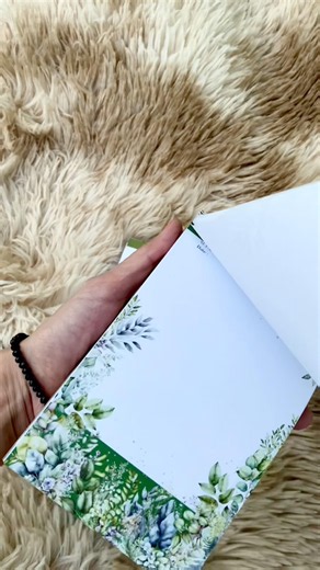 Green Leaves Theme Writing Pad Notepads #stationeryshop