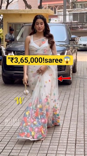 Janhvi Kapoor ₹3,65,000 Manish Malhotra Saree|Style Decoder #shorts