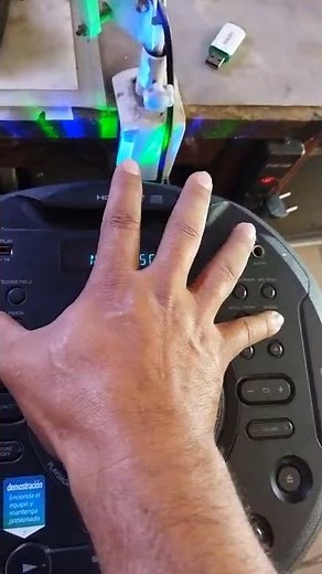 Reset equipo sony MHC-V41D