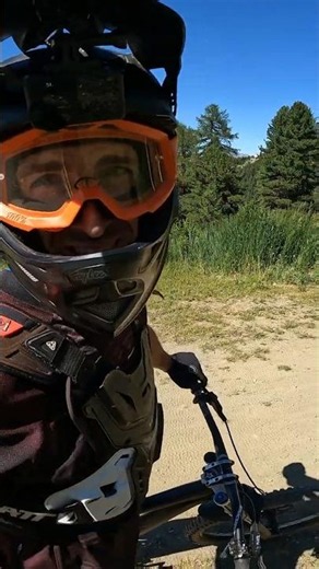 Pila Bike Park Piste Rosse #pov #mtb #downhill #bikelife #shorts #mountainbike