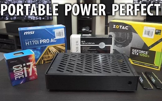 NFC S4迷你机箱 装机\ compact & powerful I7 6700 mini itx PC