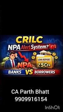 “CRILC aur CIBIL same nahi hai Ek banks ke liye… ek aapke liye!#Banking #CreditAnalysis #RBI