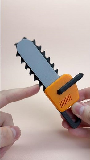 I 3D Printed Chainsaw Fidget 🤯