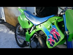 Kawasaki KX 125 2-Stroke - Time Machine Dirtbike 1992 Coldstart Soundcheck | Raw Sound