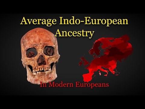 Average Proto-Indo-European Ancestry in Modern Europeans