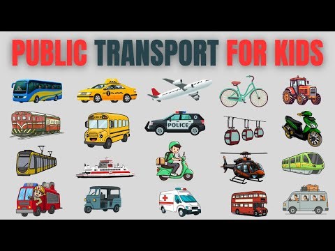 Learn Transport Names| Vehicles Name | Mode of Transport | Basic English Learning