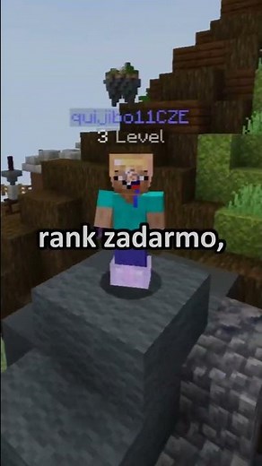 Jak na Minecraft serveru získat rank zadarmo! 🏅