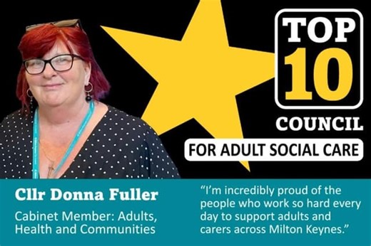 Milton Keynes’ adult social care services rank in top 10 in England